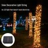 Outdoor Waterproof Colorful LED Solar String Lights for Courtyard and Fence