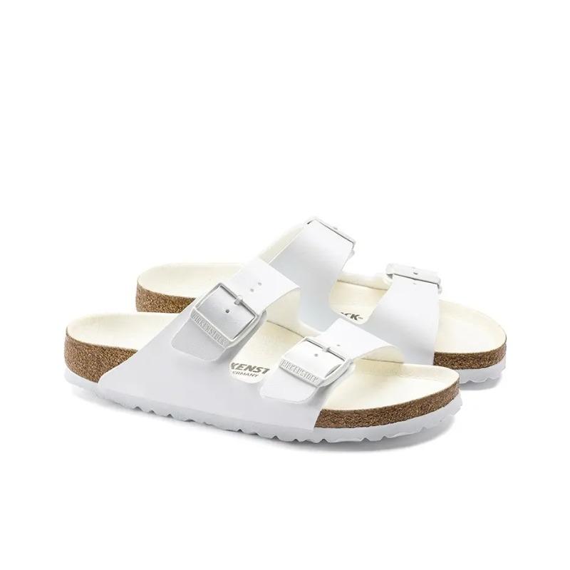 Birkenstock Arizona Unisex Comfort Versatile EVA Silent Slide Sandals White 1019061 42