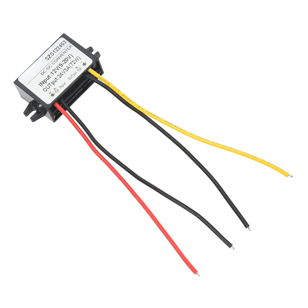 DC To DC 12V 9?20V To 24V3A Boost Converter Waterproof Ultra Thin Step Up Converter for Electrical
