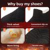 Winter New Cotton Shoes with Plush and Thick Thickness, Soft Soled Cotton Boots for Home Snow Boots