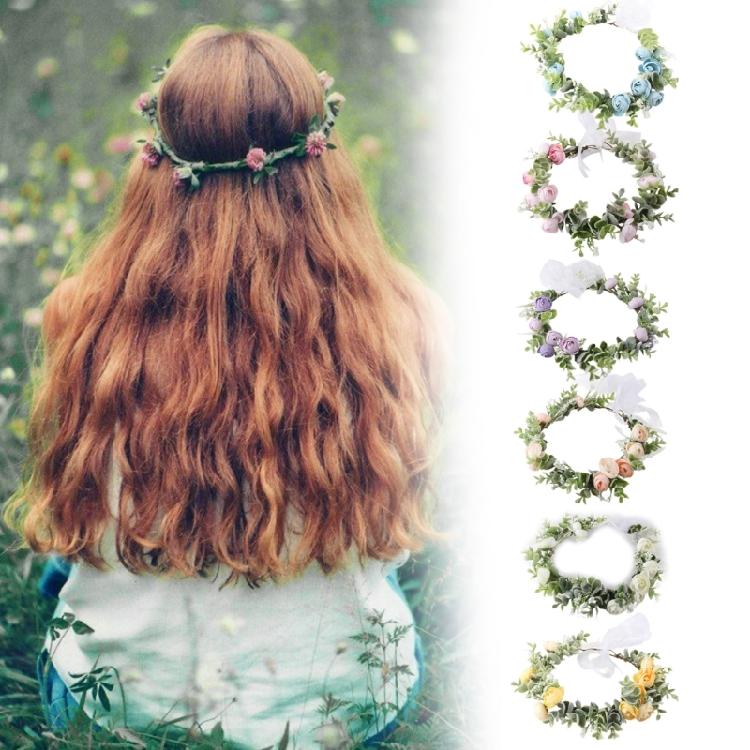 Blumenstirnbänder Blumengirlanden Krone Haarkranz Braut Blumenkrone Hochzeit