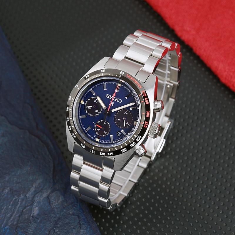 SEIKO PROSPEX Business Casual Solar Quartz Movement Stainless Steel Strap Watch Men's Watches SSC815P1