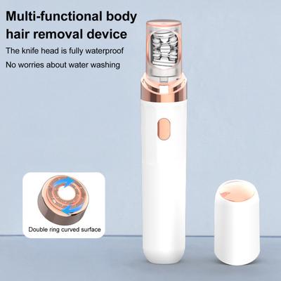 Double Heads Electric Shaver USB Rechargeable Waterproof Portable Men Women Face Body Bikini Area Arm Leg Hair Removal Epilator Razor Trimmer