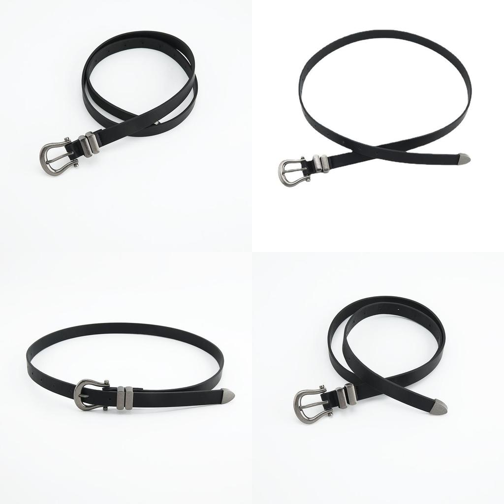 Vintage Chic Women's Jeans Belt With Alloy Buckle Classic And Stylish