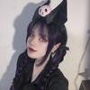Roztomilá čelenka s oušky Kuromi Plyšová čelenka Do Kawaii kostýmu a Cosplay Dárky Pro Dívky