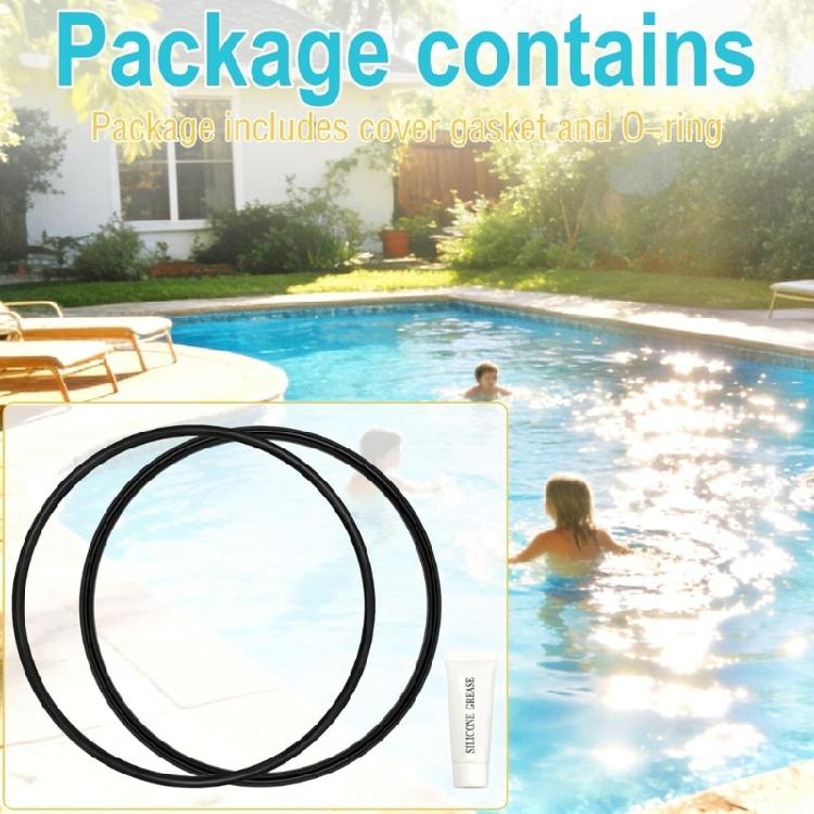 R0446200 Rubber Gaskets Seal Kit with Enhancing Durability Suitable for SHPF SHPM Pool Pumps Secure Sealing 2Pcs