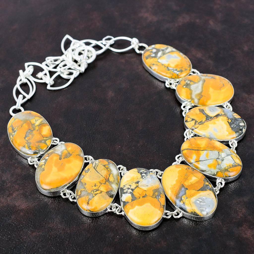 Maligano Jaspis Halskette Edelstein Halskette 925 Sterling Silber Halskette Verstellbare Kette Halskette Handgefertigte Halskette Silberschmuck als Geschenk