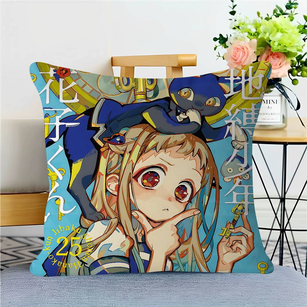 Anime M-mitsuba Pillowcase Bedroom Sofa Decorative Cushion Cover With Zipper Soft Cushion Cover