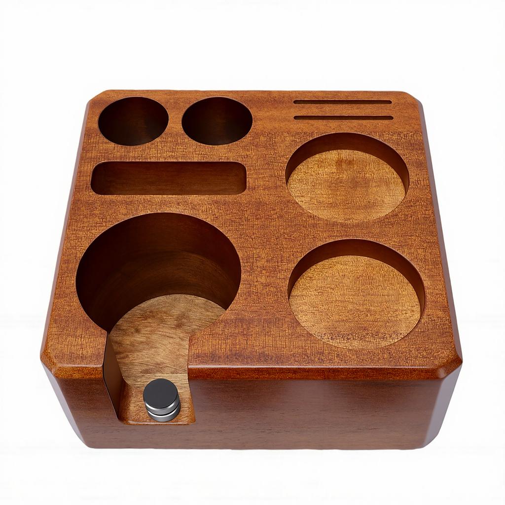 58mm Tamping Station Coffee Accessories Organizer Tamper Distributor Portafilter Holder Multi Accessory Storage