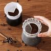 2/3 Cups Rotary Powder Dosing Ring 65mm Coffee Powder Distributor Moka Pot Tamper  Office