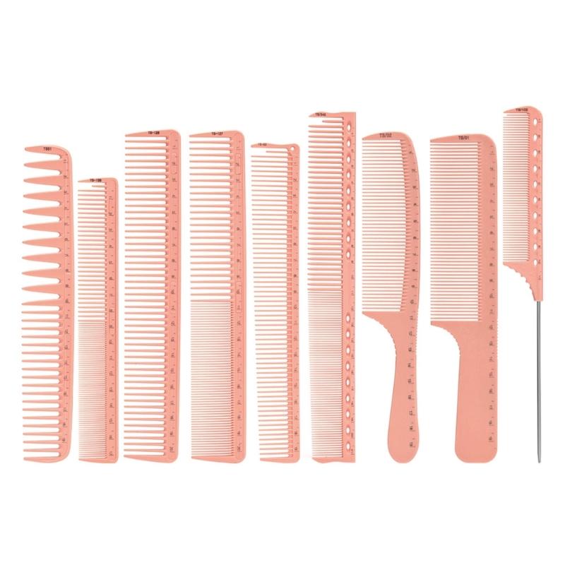 Hair Styling Comb Set Professional Barber Hair Comb Antistatic Hair Comb 9Pieces Hairdressers Comb Set for All Hair Type 1