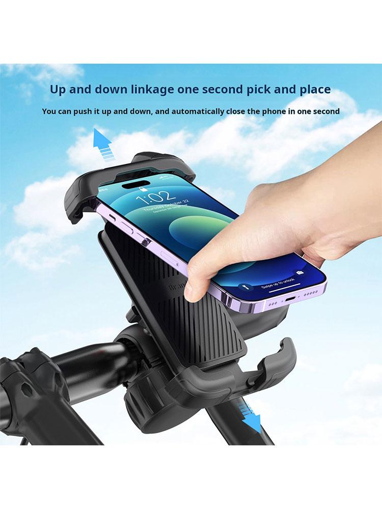 

Кронштейн для крепления на горном велосипеде с креплением вверх и вниз, кронштейн для крепления на электрическом велосипеде, держатель для телефона на велосипеде чёрный