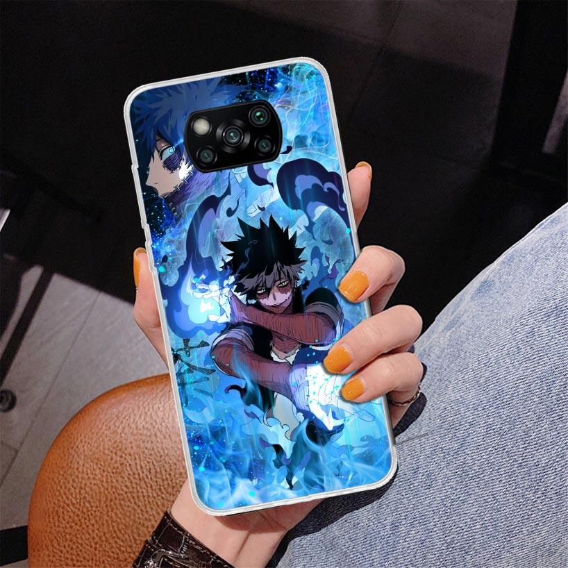 My Hero Dabi Bnha Phone Case For Xiaomi Poco X7 X6 X5 Pro F7 Ultra Redmi 15C 15 13C 13 12C 12 10 10A 10C 9 9A 9C 9T Cover Poco X