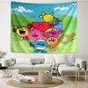 Rider Speeding Yamaha Through Neon Light Tapestry Room Decoration Wall Hanging for Living Room Bedroom, dormitory, Birthday and Christmas gifts