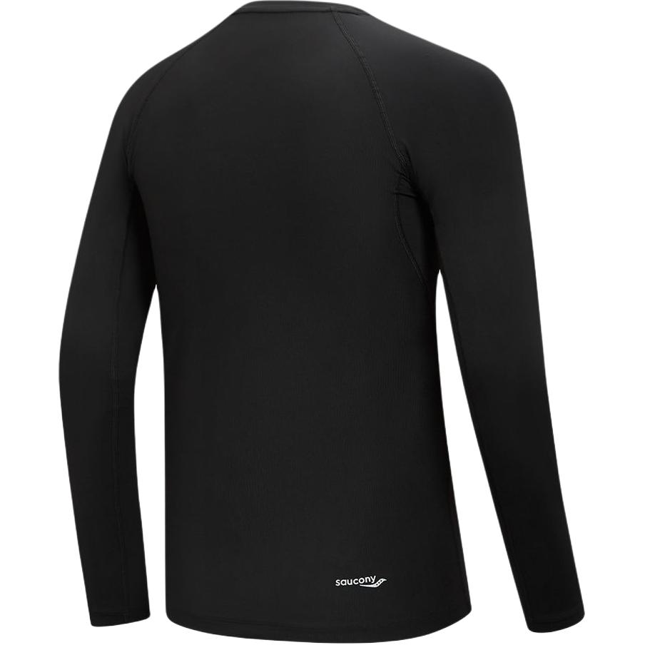 SAUCONY Camisa Tricô Confortável Macia Raglan Gola Redonda Manga Longa Embalada para Presente Tops Unissex SA2269LT25T-BK001