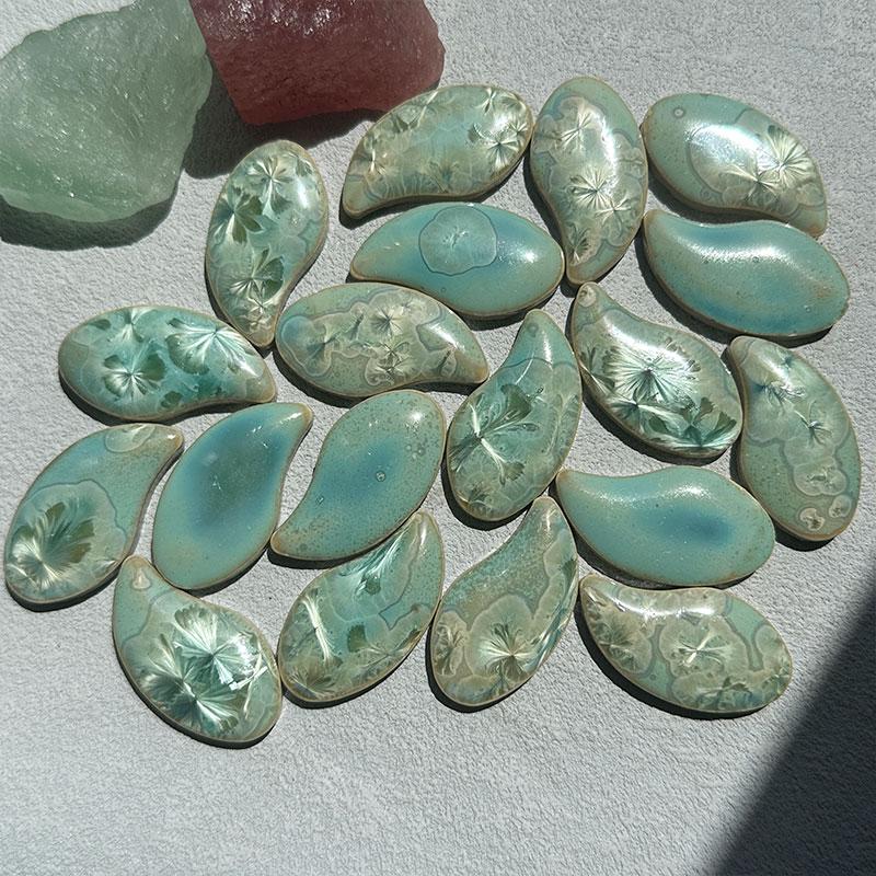 100g DIY Ceramic Mosaic Tiles Glass Mirror Handmade Ornaments Tiles Wall Crafts Colorful Crystal for Decorative Materials Cerd17