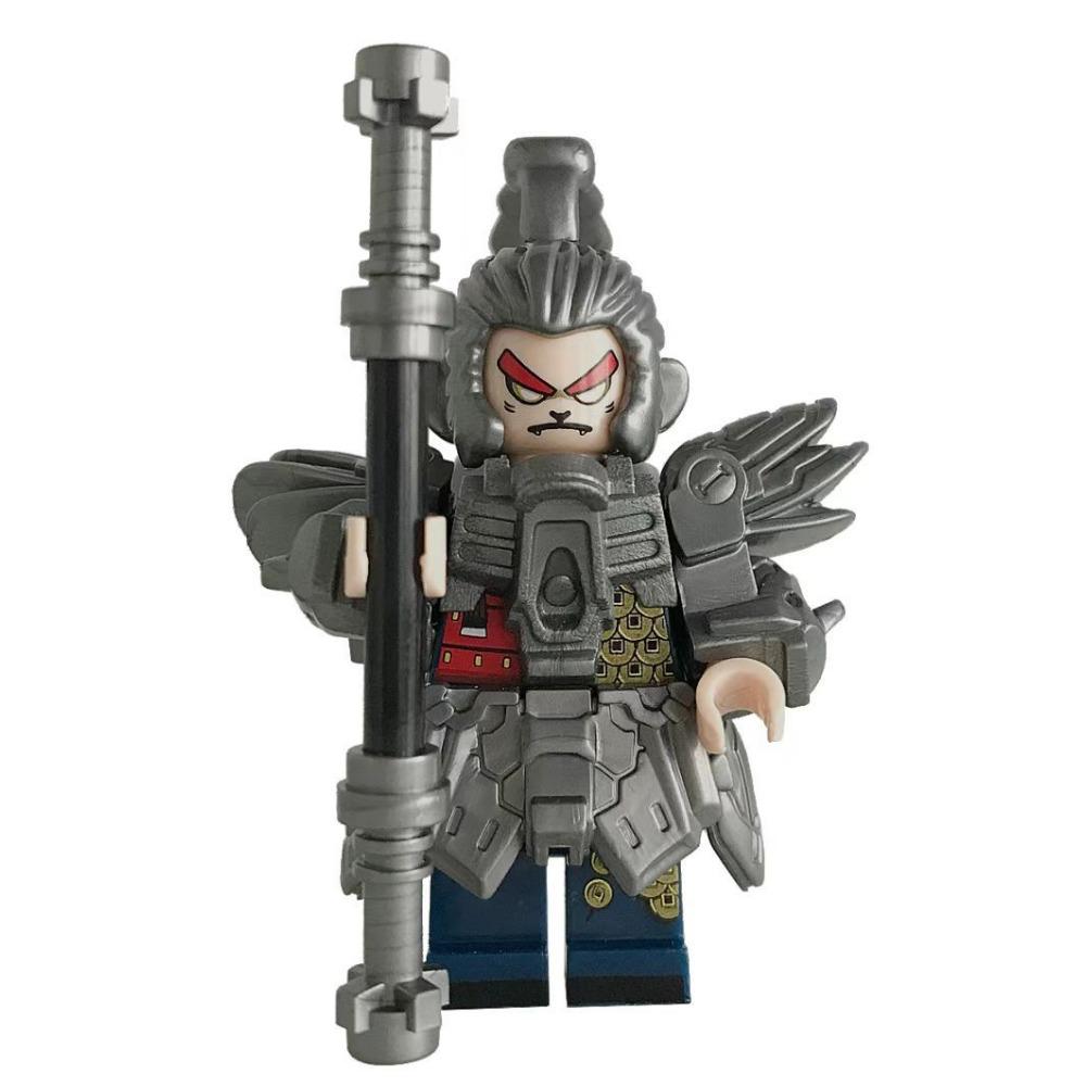 Building Block Doll Westward Journey Wukong Building Block Cool Wings Puzzle Assembly