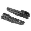 Pair of Front Foot Pegs Pedals Motorcycle Modification Fit for Honda CB125R CB300R CB1300SF CB600FBlack