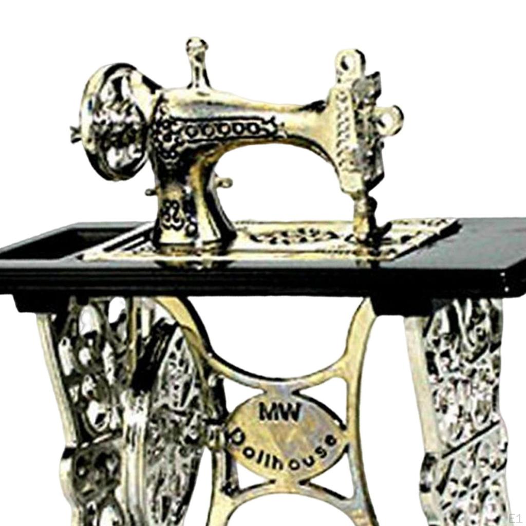 1/12 Dollhouse Miniature Sewing Machine Furniture Life Scene Mini Decoration DIY Play Toy