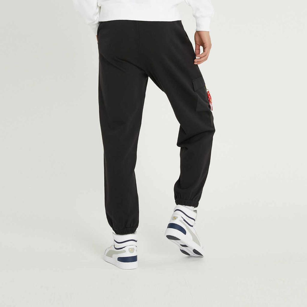 Puma תחתונים לגברים עם שרוך שרוך בצבע אחיד שחור 536575-01