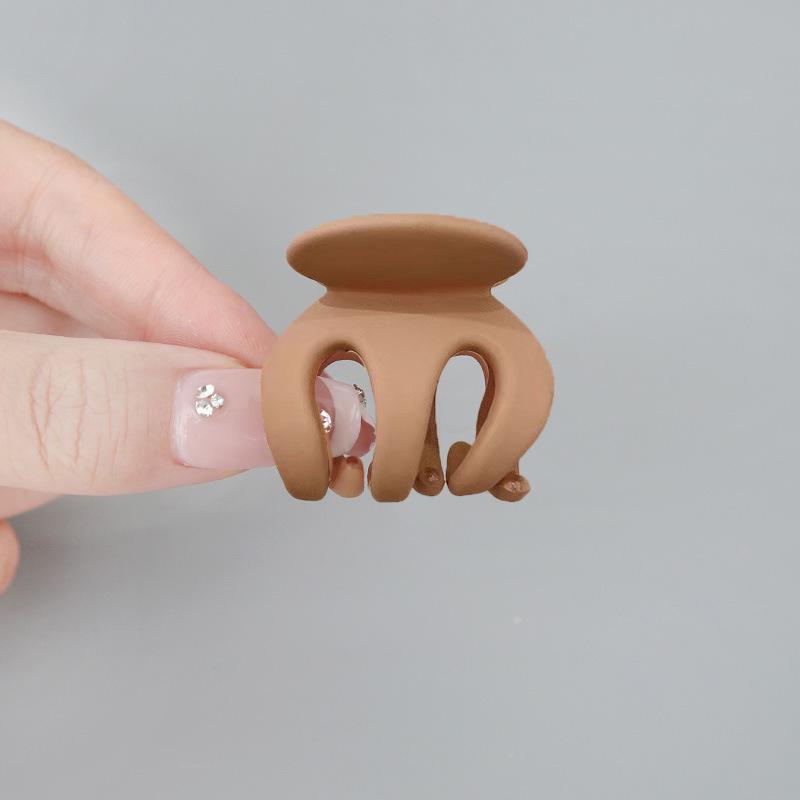Small Pumpkin Claw Clip for Buns, Ponytails, and Bangs - Princess Hairstyle Accessory