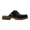 Womens/Ladies Full Grain Leather Moc Toe Mules