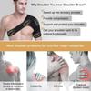 Schulterstützbandage für Männer und Frauen, verstellbare Passform, Schulterbandage