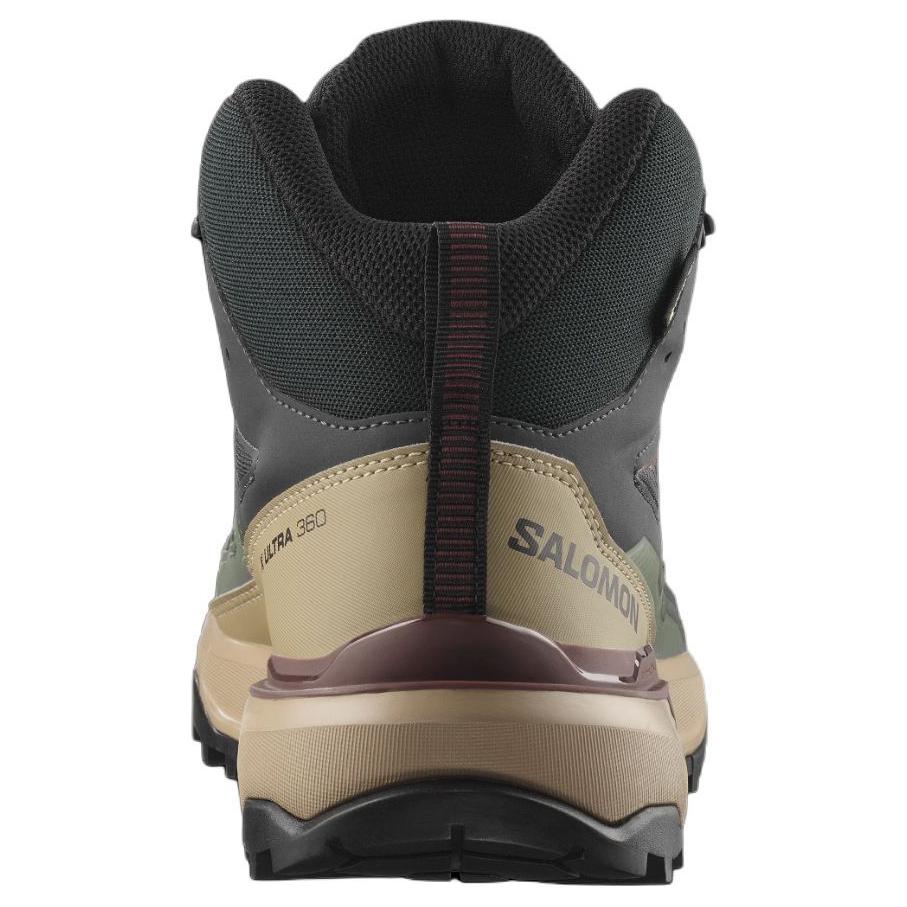 SALOMON X Ultra 360 Mid Gtx Comfortable Soft Non-Slip Wear-Resistant Hiking Shoes Men Hiking Shoes Olive-Green 477433