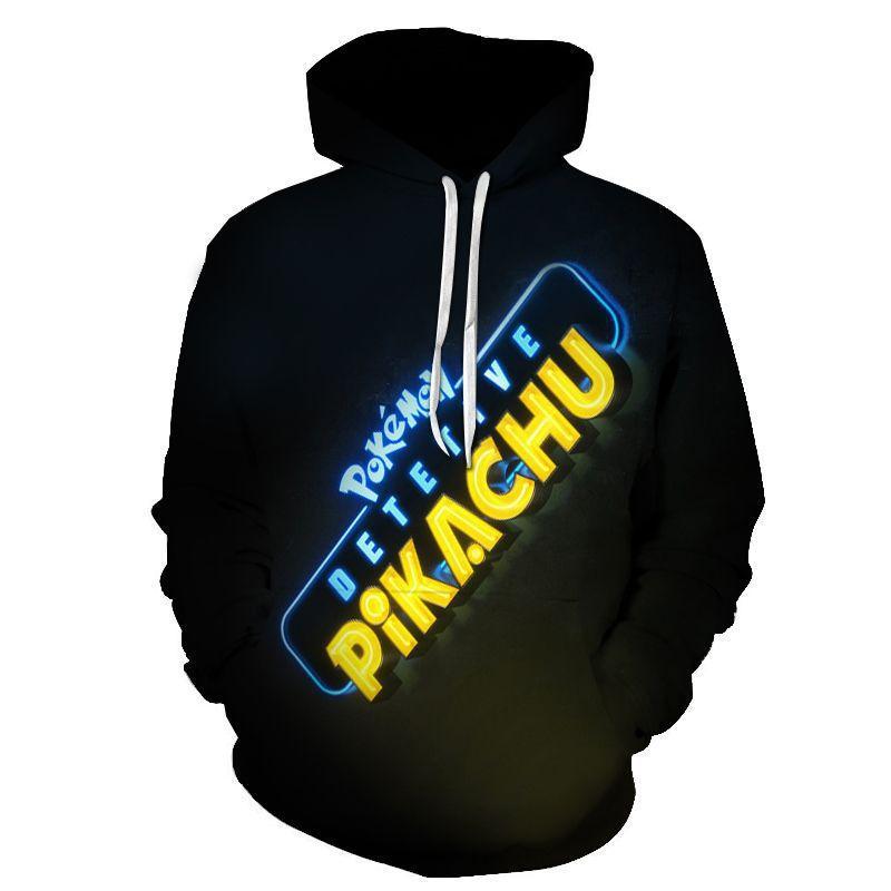 Sweat-shirt Pokémon Pikachu pour hommes et enfants, impression numérique 3D, grande taille, européen et américain, adultes, 2024