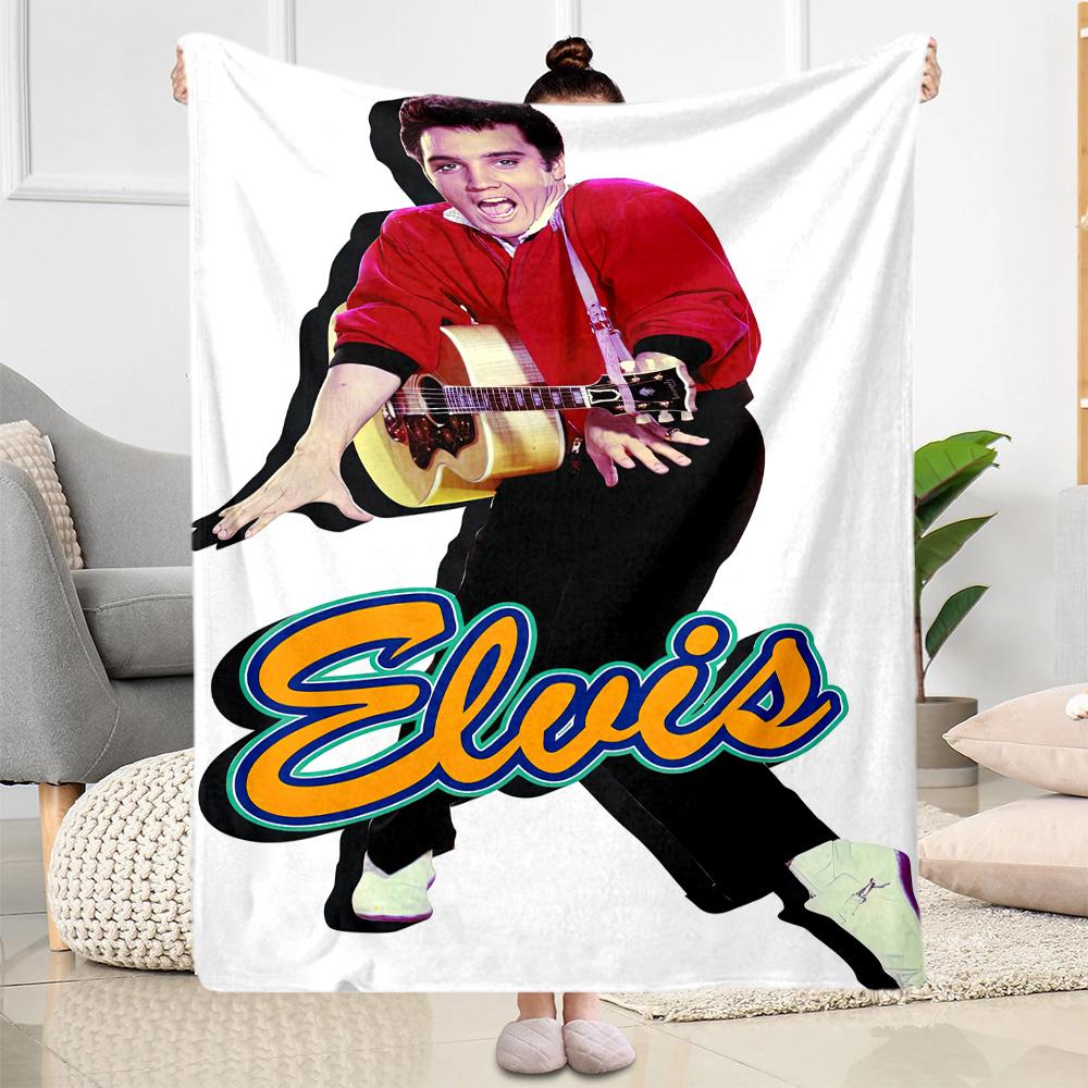 Elvis Decke Ultraweich Perfekt für Bett Couch Bettwäsche Für Alle Jahreszeiten Moderner Stil Perfektes Geschenk für Verwandte und Freunde