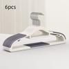 Plastic Clothes Hanger Non-Slip Adult Home Use Wardrobe Hanger for Bedroom Balcony Drying Garment Rack