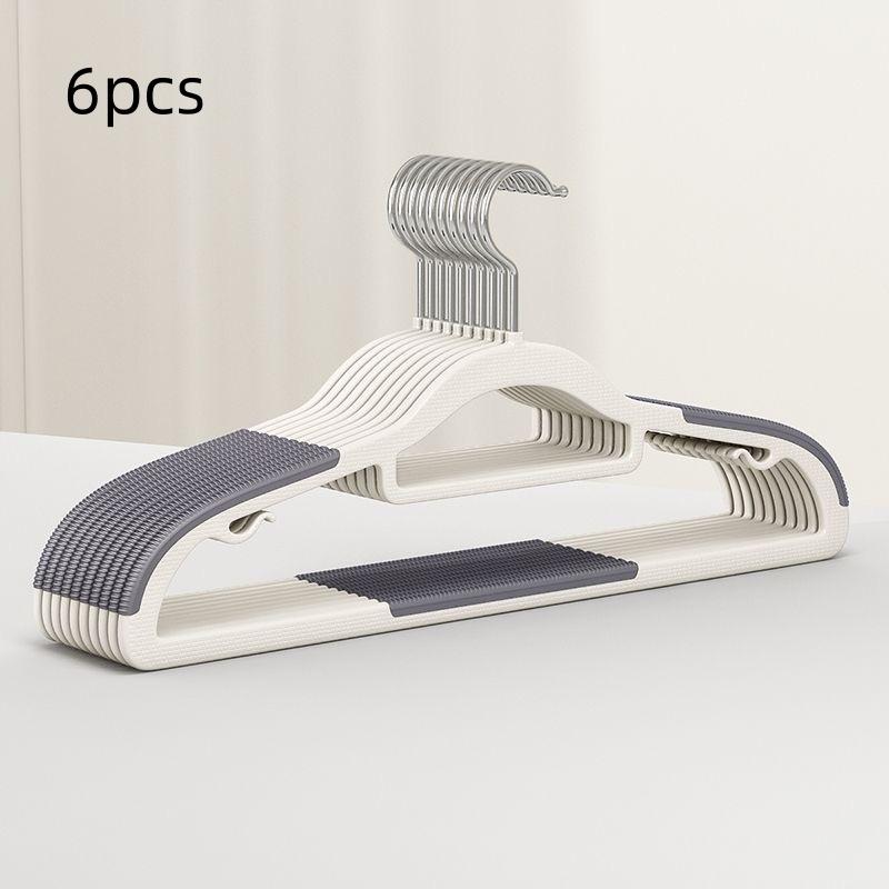 Plastic Clothes Hanger Non-Slip Adult Home Use Wardrobe Hanger for Bedroom Balcony Drying Garment Rack
