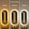 New Elegant, Modern, and Luxurious Oval Crystal Table Lamp - Stylish Rechargeable Night Light for Bedroom and Living Room - Crea