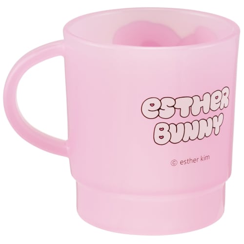 Skater Stacking Cup, 340ml, Made In Japan, Esther Bunny KP1-A