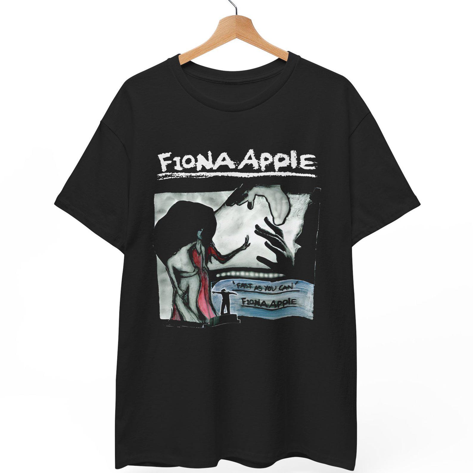 Fiona Apple Fast As You Can T-Shirt, 90s Album Art Tee XL