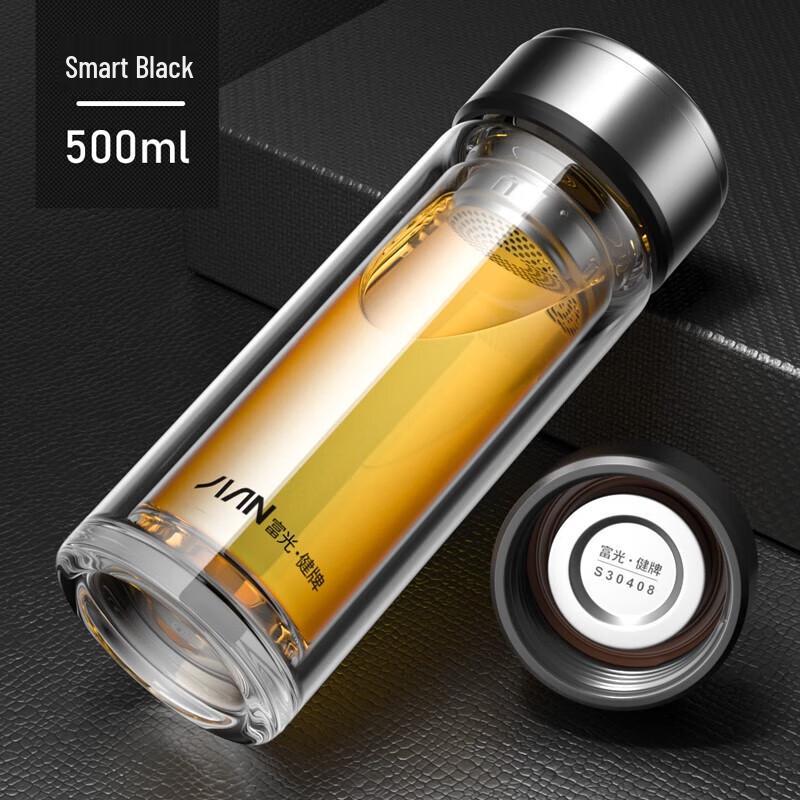 FUGUANG Double-Layer Heat-Resistant Glass Cup