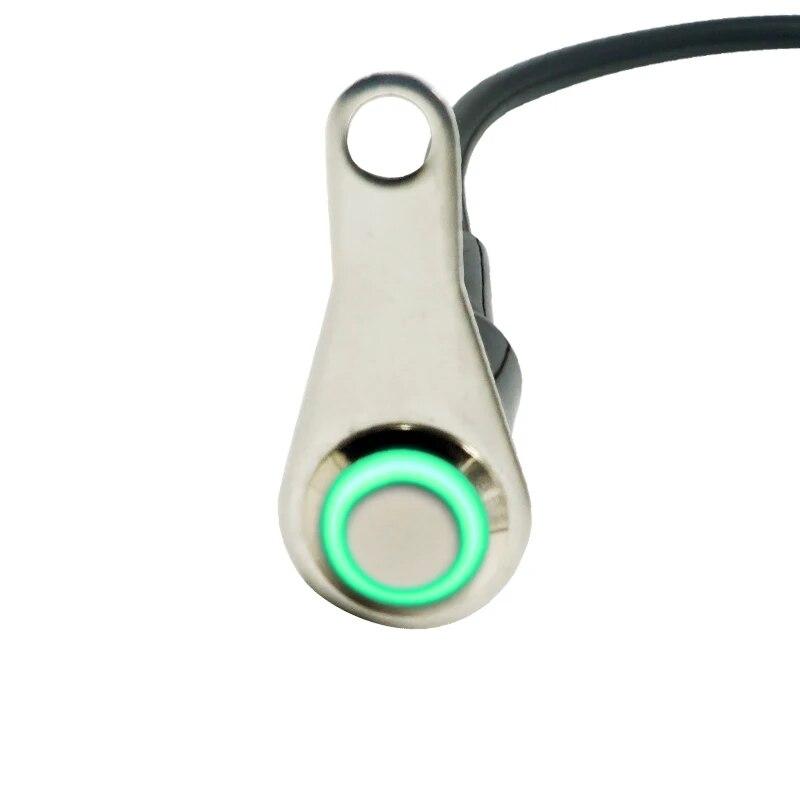 DC12V Stainless Steel Motorcycle Switch ON-OFF Handlebar Adjustable Mount Waterproof Switches Button LED Waterproof Headlight