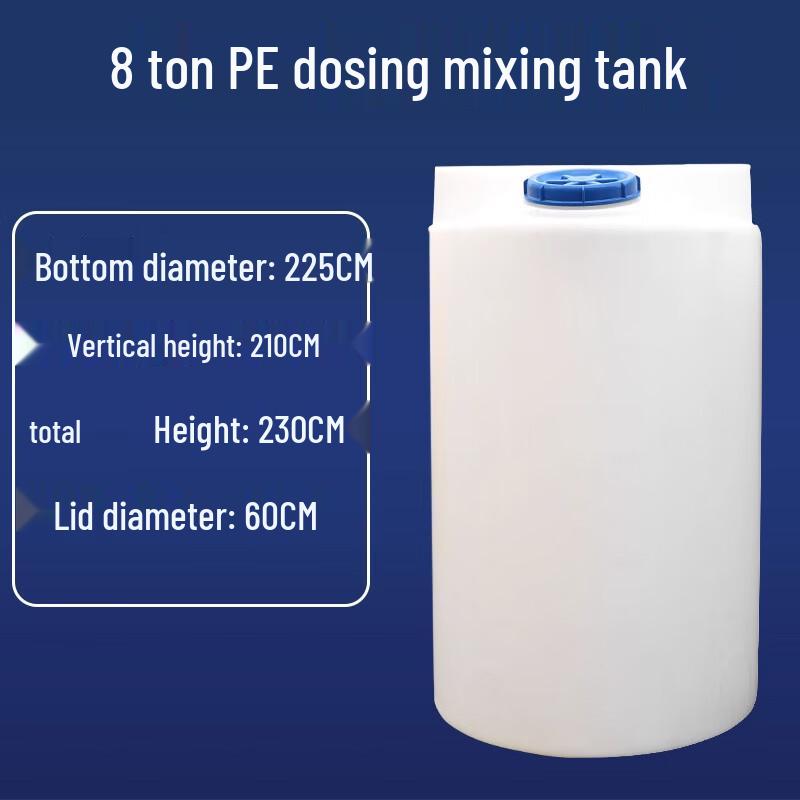 Bodehui 8-Ton Thickened PE Plastic Water Tank