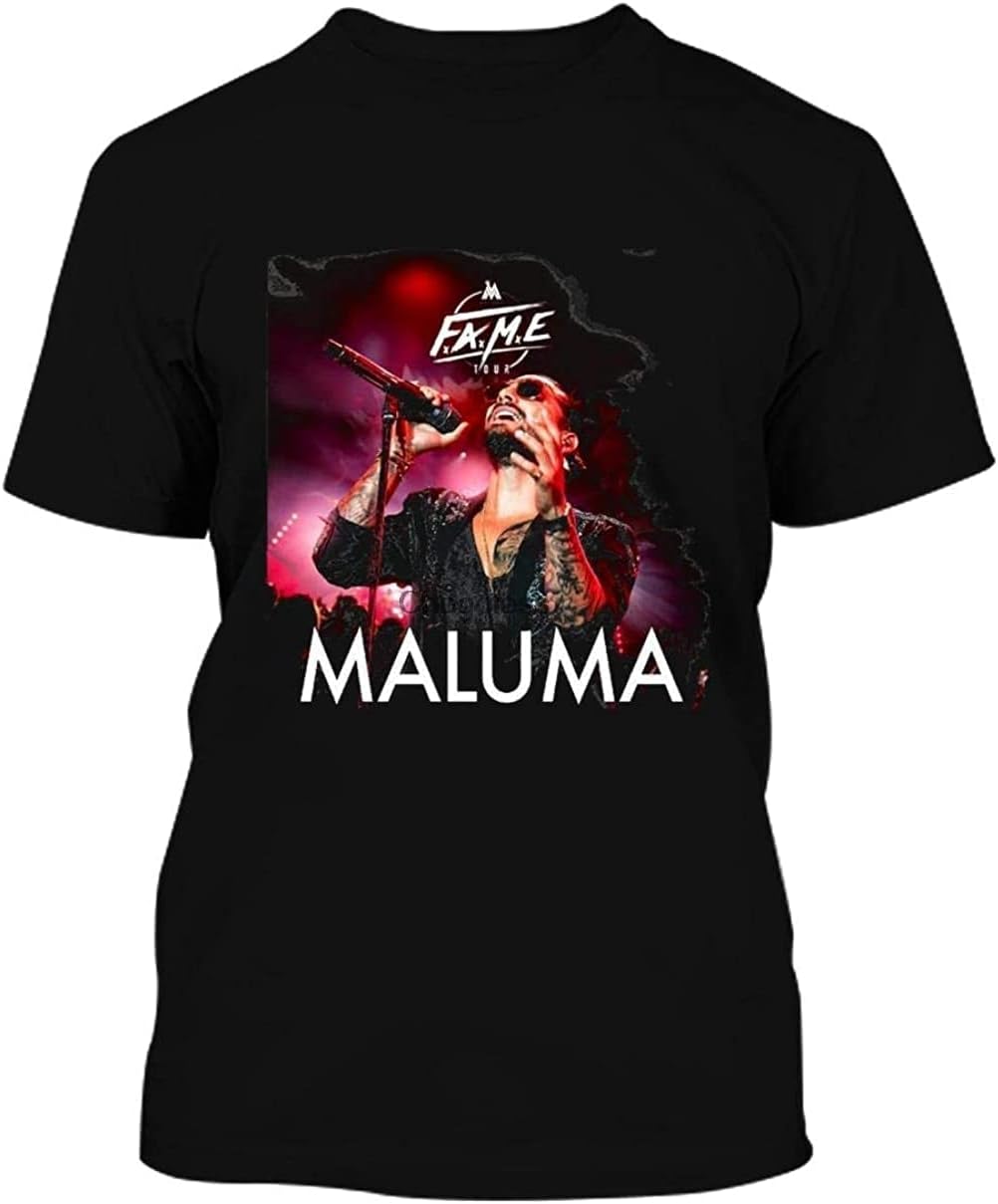 in Live Fame Tour 2019 Maluma BOTOL 5 68 T Shirt Hoodie (1) Black S чёрный