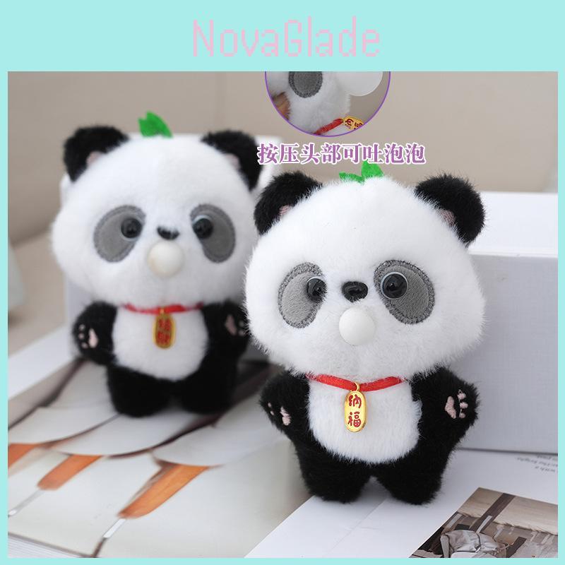 Adorable Chengdu Panda Plush Keychain Doll Cute Lucky Panda Backpack Charm Gift