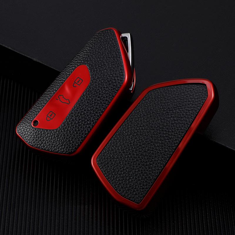 

Volkswagen Golf 8 TPU Leather-Pattern Soft Key Shell