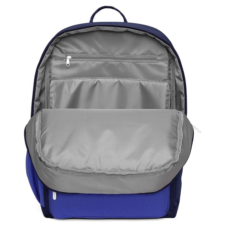 Skechers Sports Casual Large Capacity Zipper Closure Fabric Backpack Men Backpack Red Blue L121K086-000M