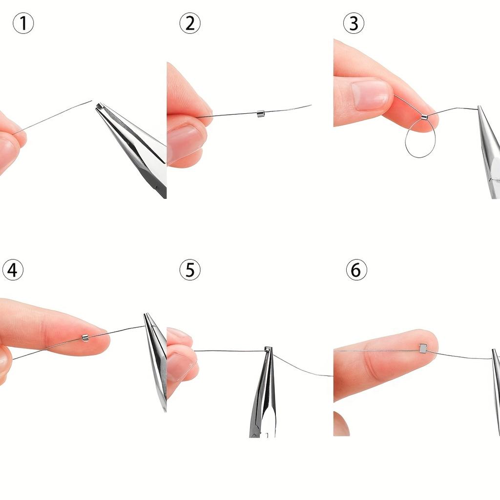 200 Stück/Lot 1,5 2,0 2,5 mm Gold Kupfer Röhrchen Crimp Endperlen Stopper Abstandshalterperlen Für Schmuckherstellung Zubehör Halskette