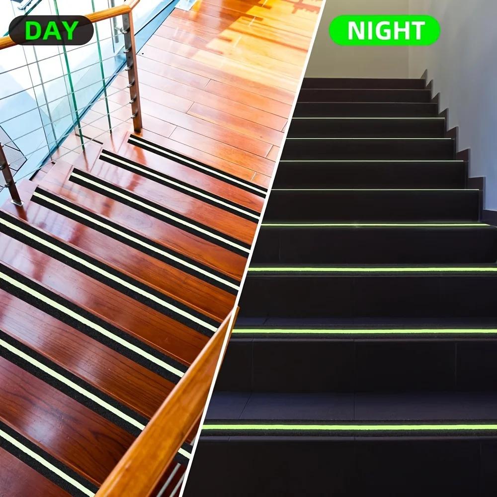 Luminous Anti-slip Safety Tape and Plastic Anti-slip Traction Tape Are Suitable for Stairs, Indoor and Outdoor Smooth Surfaces