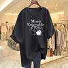 Cherry cotton t-shirt women's summer short-sleeved loose and casual, Korean version of chic t-shirt new white bottoming top trendy