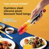 Silicone Food Tongs With Nonslip Grip For Grilling And Baking
