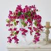 Malus Spectabilis Artificial Flower Vine Silk 60cm Fake Hanging Flower Lifelike Wall Hanging Artificial Hanging Rattan
