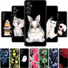 Black Silicone Case For Samsung Galaxy M36 A17 5G Case Cartoon Cat Soft TPU Back Cover For Samung Galaxy S25 FE Plus Case Coque