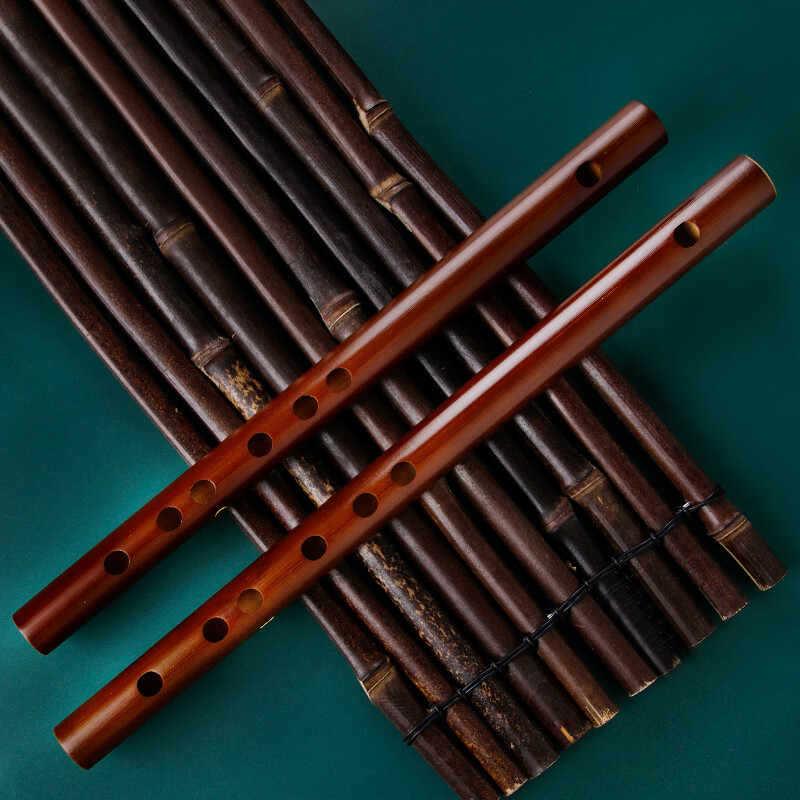 Flauto di Bambù Amaro per Principianti, Adulti e Bambini, Tonalità F o G, Flauto Traverso Entry-Level, Piccolo Strumento Musicale di Nicchia.