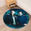 Supernatural Printed Round Rug Carpet Chair Rug Area Rug Entryway Doormats,for Office Chair Living Room Bedroom Kitchen Room.